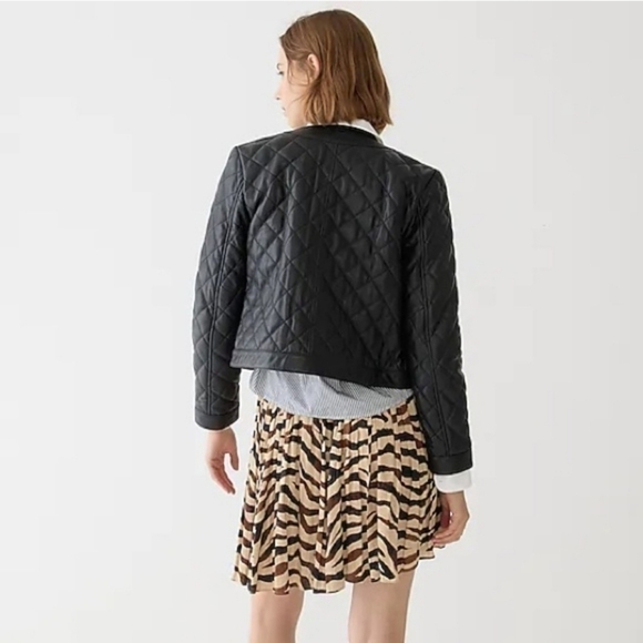 J. Crew Animal Satin Zebra Print Mini Skirt Size 6 NWT - Picture 8 of 8